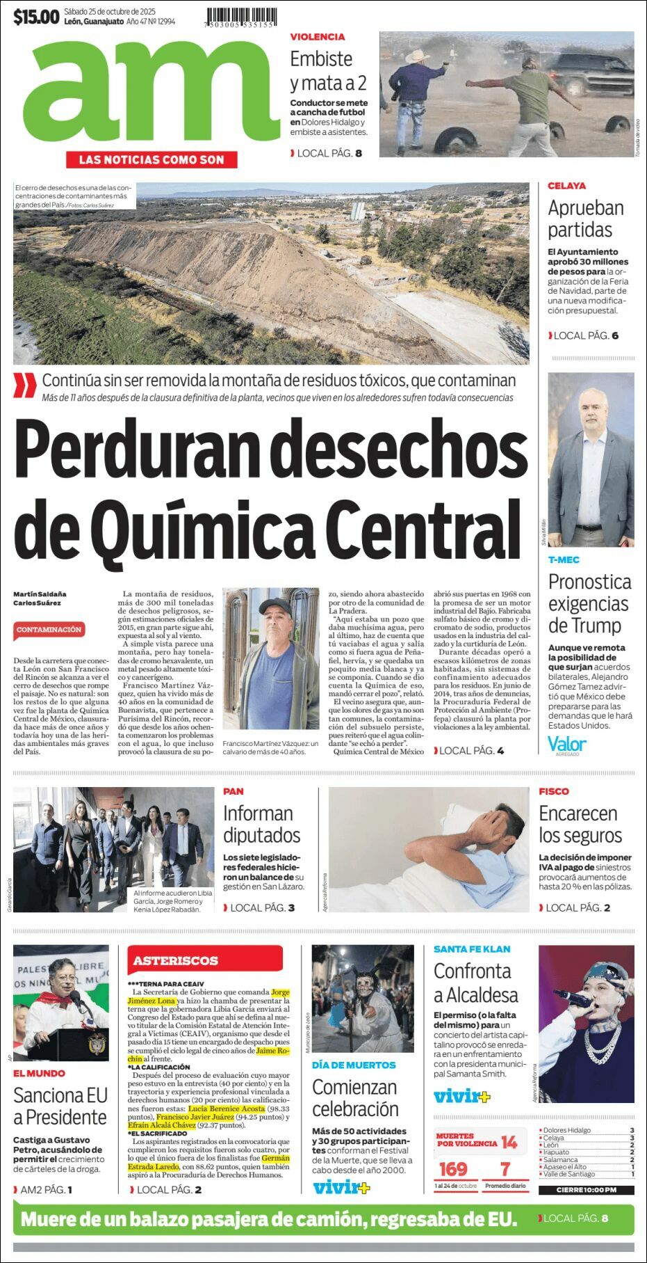 AM de León, edición del sábado 25 de octubre de 2025 AM de León, edición del sábado 25 de octubre de 2025