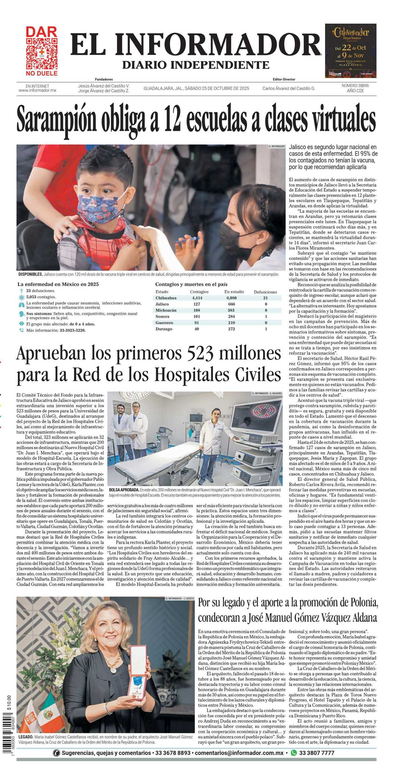 El Informador, edición del sábado 25 de octubre de 2025 El Informador, edición del sábado 25 de octubre de 2025