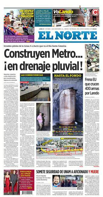 El Norte, edición del lunes 27 de octubre de 2025 El Norte, edición del lunes 27 de octubre de 2025