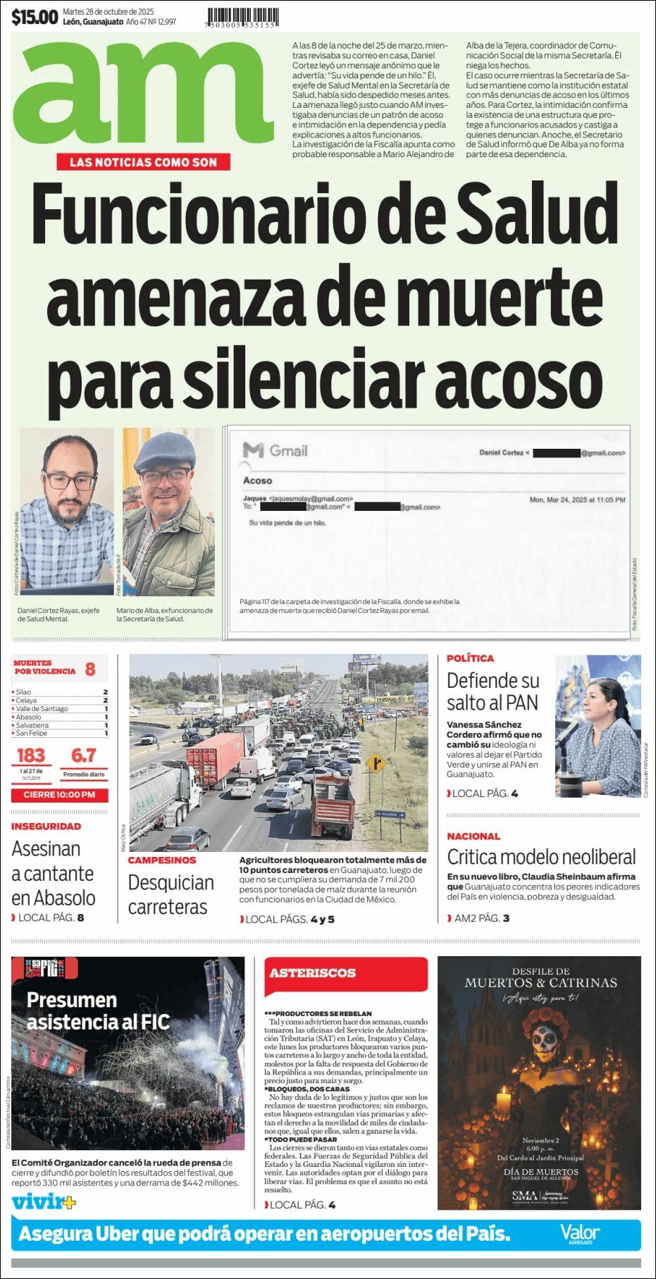 AM de León, edición del martes 28 de octubre de 2025 AM de León, edición del martes 28 de octubre de 2025