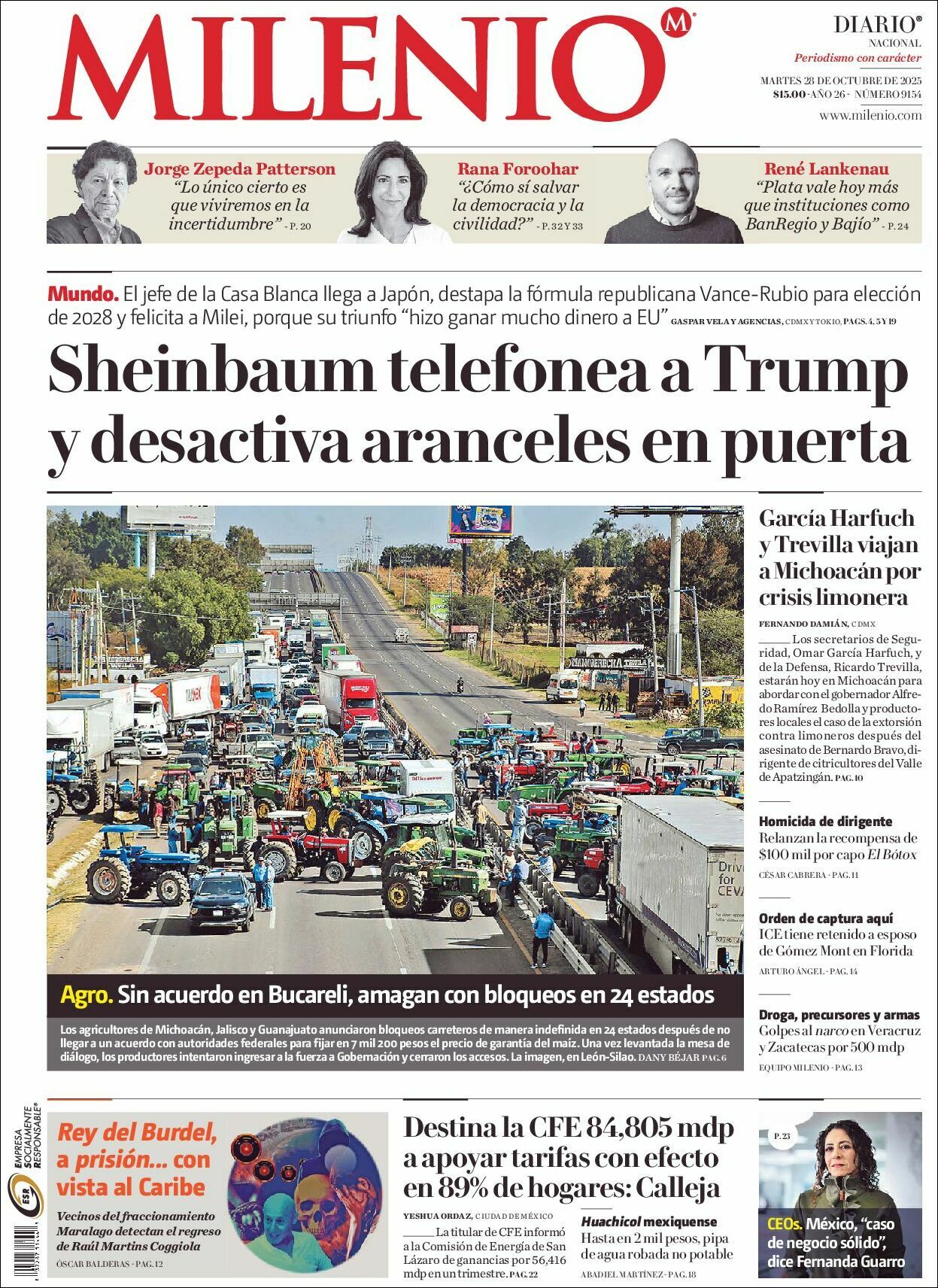 Milenio, edición del martes 28 de octubre de 2025 Milenio, edición del martes 28 de octubre de 2025