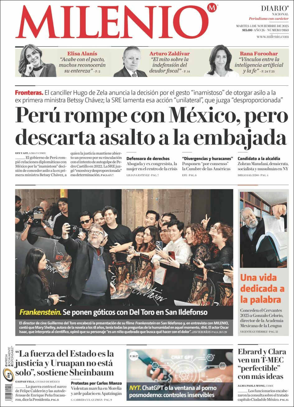 Milenio, edición del martes 04 de noviembre de 2025