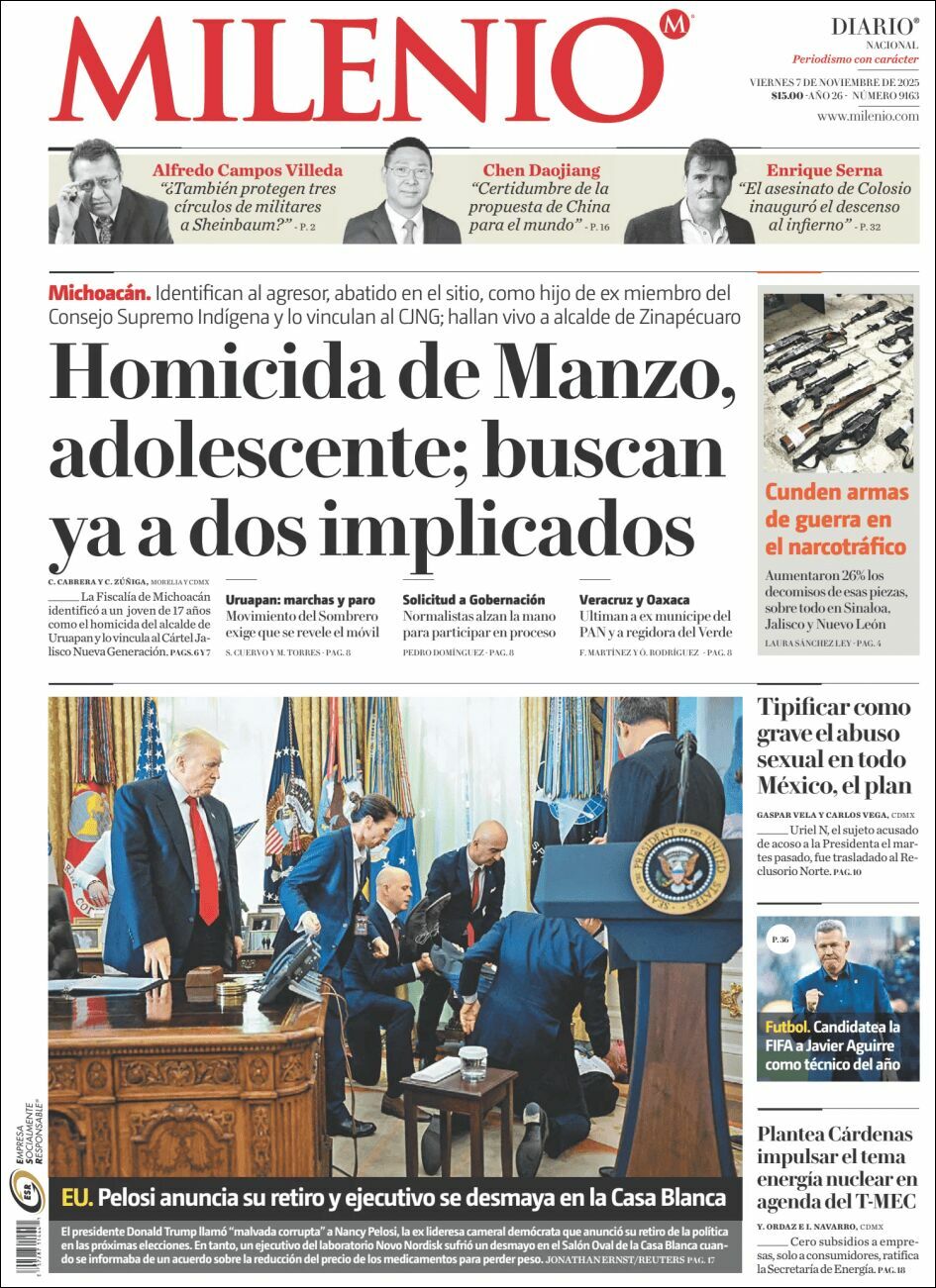Milenio, edición del viernes 07 de noviembre de 2025