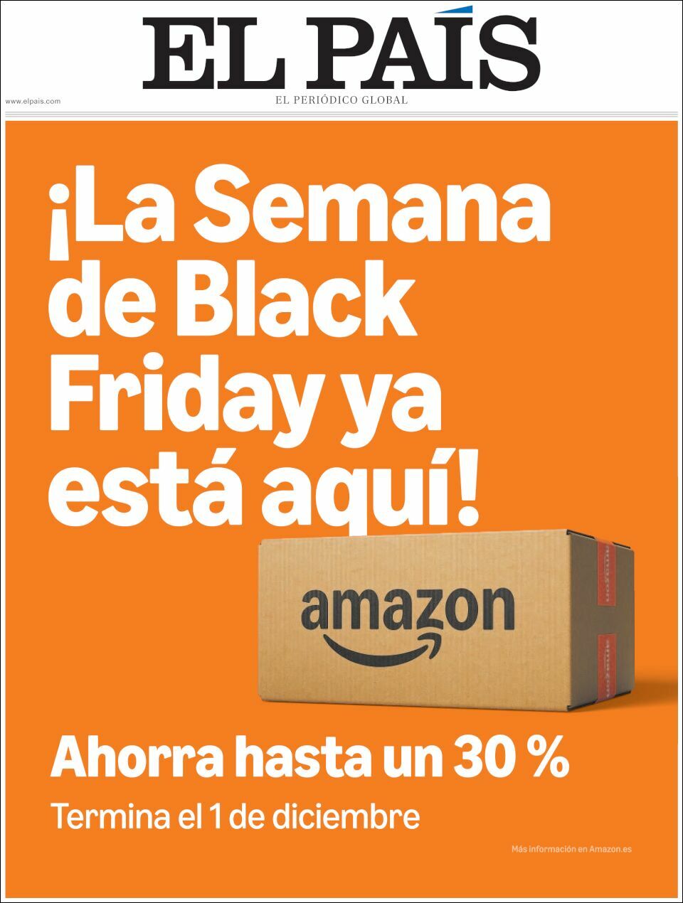 El País, edición del miércoles 26 de noviembre de 2025